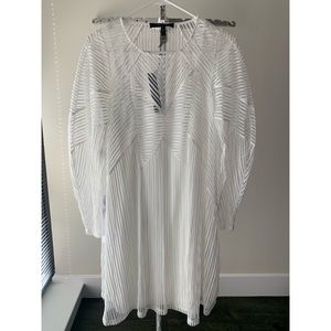 BCBG white dress